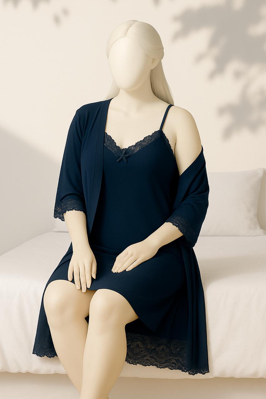 Women's Imported Nighty and Gown Set – Comfortable Sleepwear Set