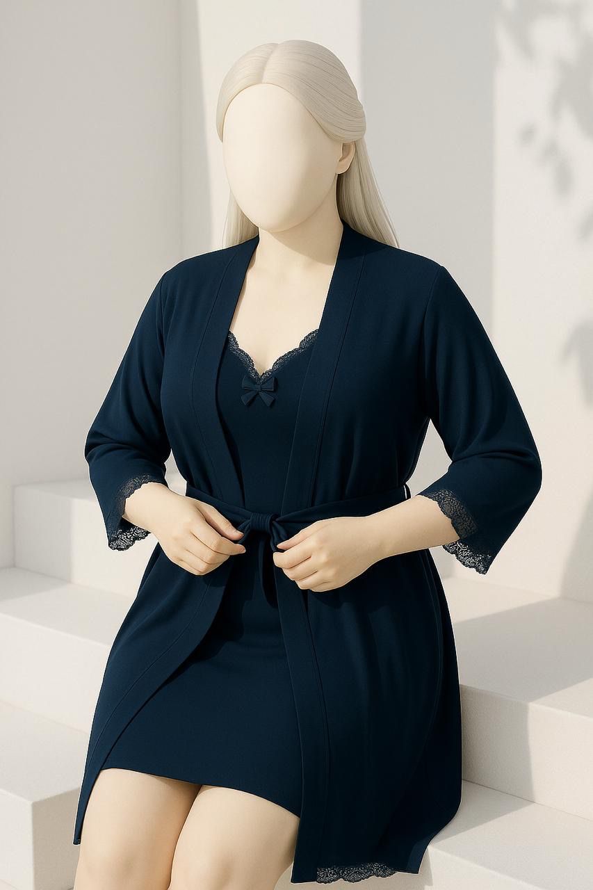 Women's Imported Nighty and Gown Set – Comfortable Sleepwear Set