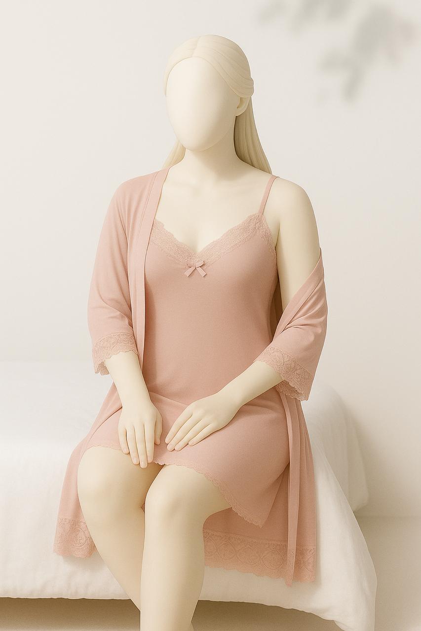 Women's Imported Nighty and Gown Set – Comfortable Sleepwear Set