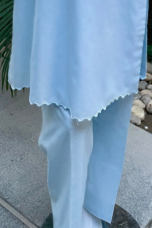 Women's Cambric 2 Piece Suit with Embroidery