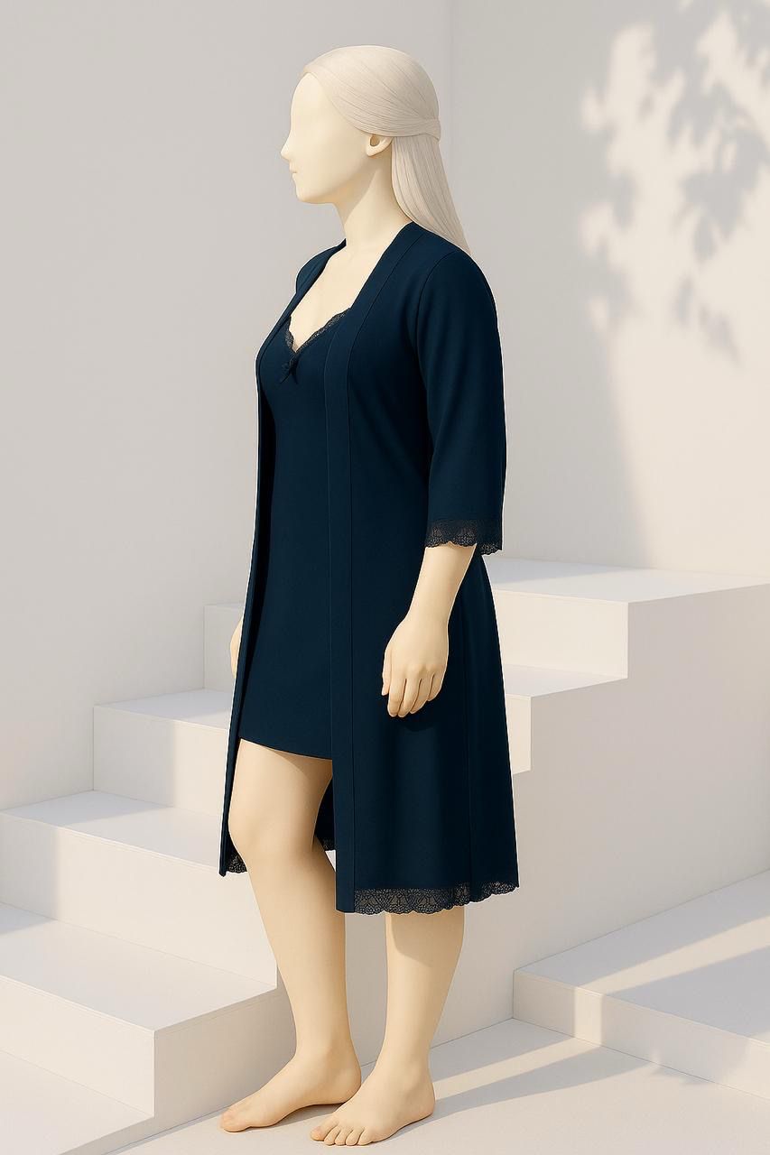 Women's Imported Nighty and Gown Set – Comfortable Sleepwear Set
