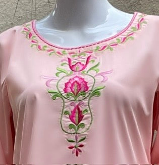 Women's Cambric 2 Piece Suit with Embroidery