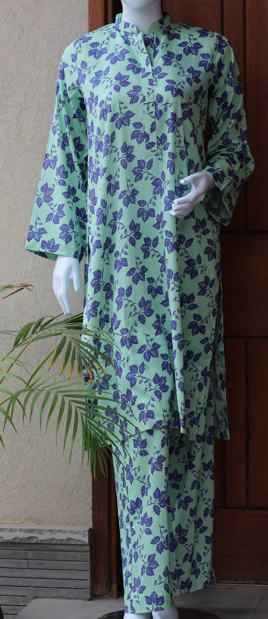 Women's Lawn 2 Piece Co-ord Suit 